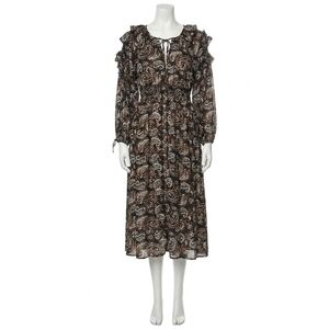 NEW CLEOBELLA corrine midi dress in avalon block print